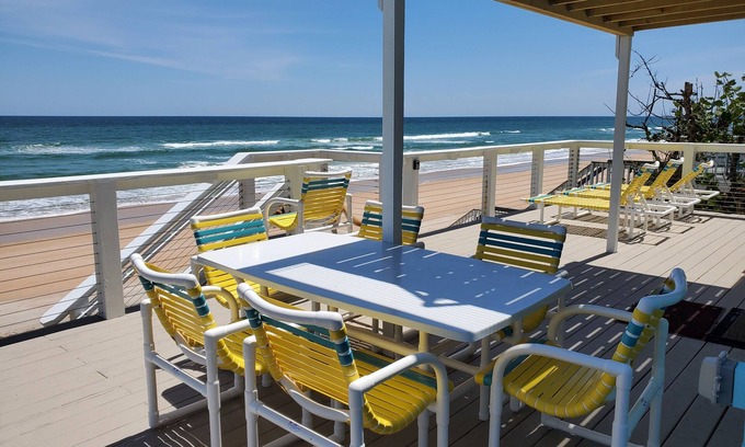 New Smyrna Beach House | Wow. newly renovated Direct Oceanfront Beachhouse!
