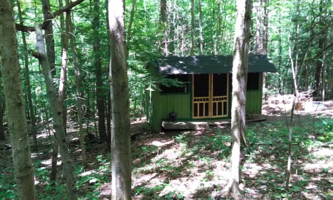 Etna House | Writer's Den: Rustic Retreat Camping Cabin