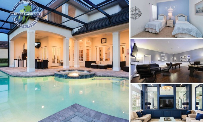 Reunion Villa | Wynstone Elegance | Screened Pool, Summer Kitchen & Games Room