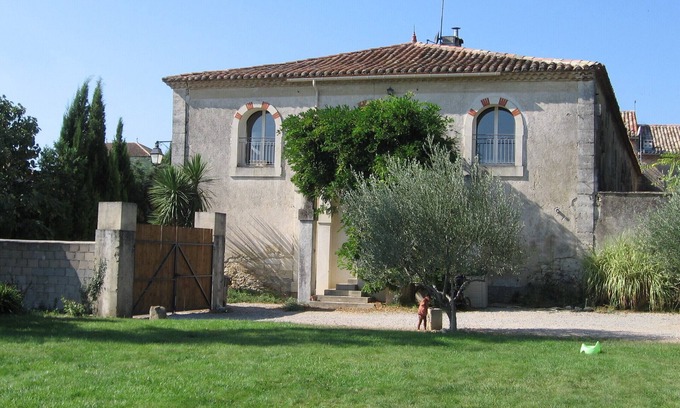 Lunel-Viel House | XIX century converted stone winery with pool