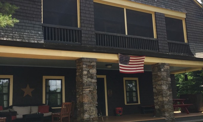 Long Lake Cabin | Year Round 'Winter Lodge'.a 6 Bedroom Historic Adirondack Retreat