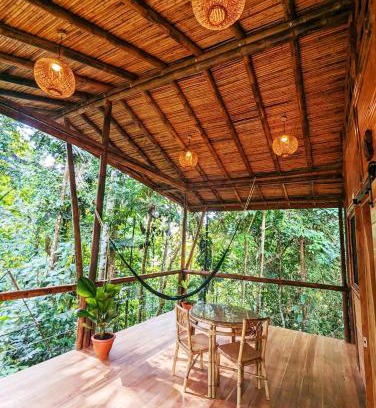 Ballena House | Yogachal Vista Mar Bamboo House in the Jungle