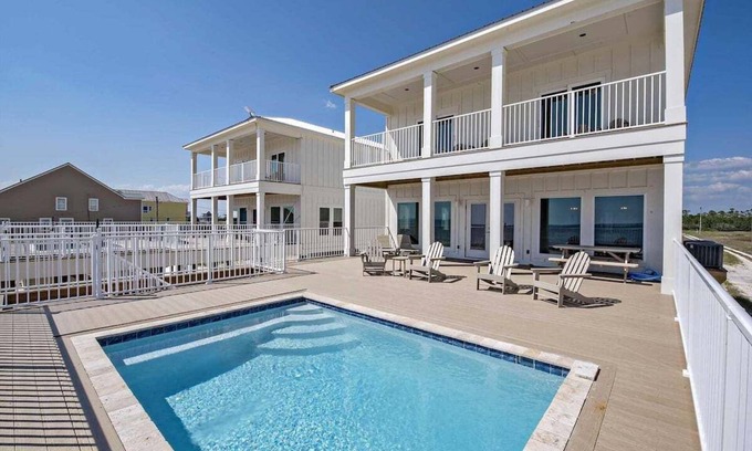 Southpointe House | Your Beach Adventure Starts at Ocean Awaits 2 Private Pool Gulf Front By Prickett Properties