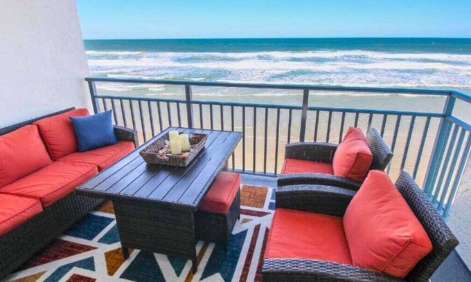 New Smyrna Beach Condo | Your New Happy Place - Stylish Oceanfront Retreat