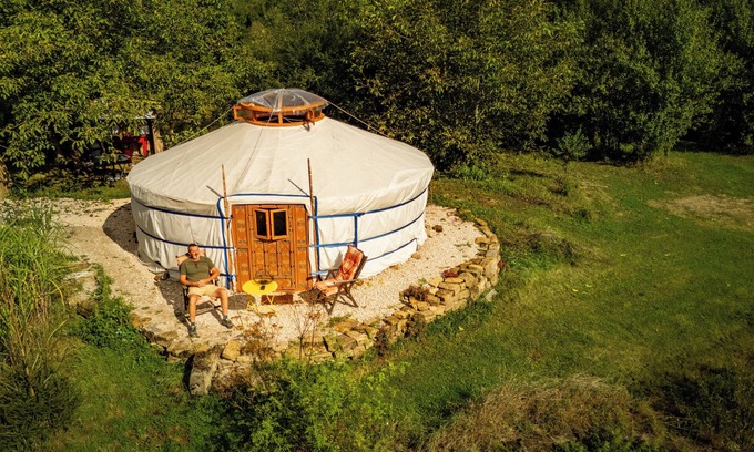 Arbigny-sous-Varennes RV Rental | YURT de Arbigny romantic overnight stay in a Mongolian tent