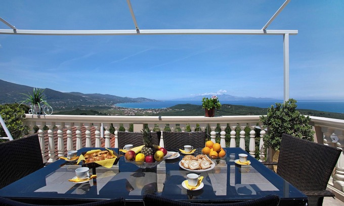 Alonia Villa | "Zante Sunset Vibes" Luxury Villa with Sea View, Private Balconies & Air Conditioning