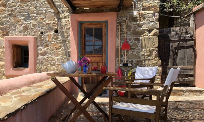 Volissos House | ZARTA, a Cosy Stone Village House with Splendid View