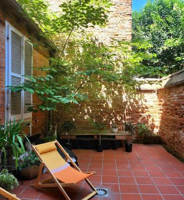 Saint - Aubin - Dupuy Apartment | Zen rustic home & private backyard Toulouse center