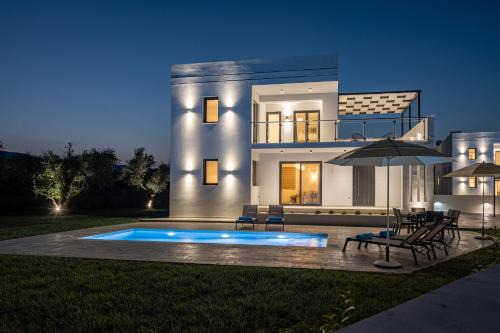 Zakynthos Villa | Zenith White Elegant Villa 2