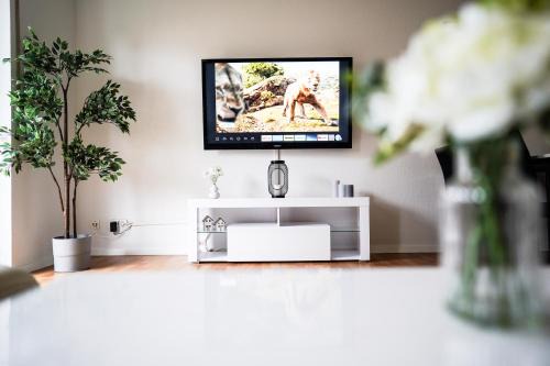 Leimen Apartment | Zentrale City Wohnung in Leimen Netflix, Küche und Boxspring-Komfort