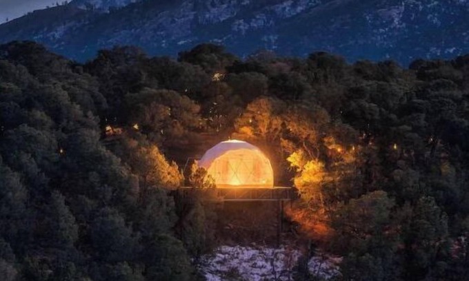Nogal RV Rental | Zia Geo Dome at El Mistico Ranch, Glamping