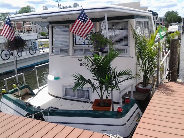 Brick Boat Rental | Marooned in paradise, Romantic Houseboat on Water