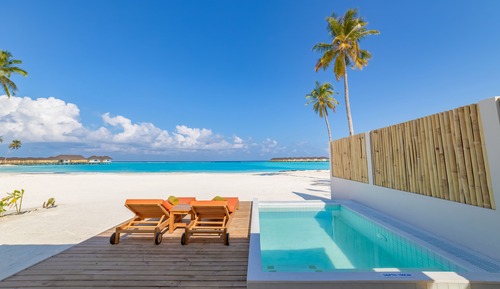 Grand Beach Villa With Pool