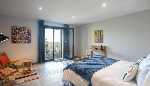 Double Room, Ensuite, Garden View (LA MEDITERRANEE)