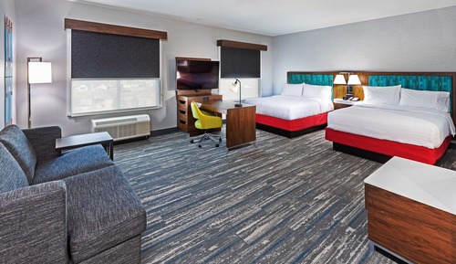 Studio, 2 Queen Beds, Accessible (Hearing)