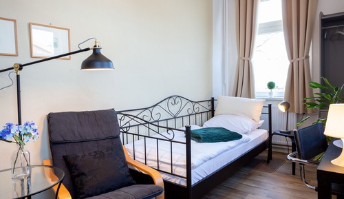 Basic Single Room, Shared Bathroom, Park View (Low Budget)
