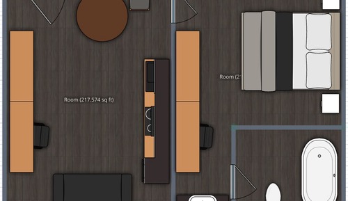Standard Suite, 1 King Bed with Sofa bed