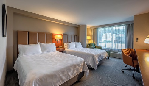 Standard Room, 2 Double Beds, City View