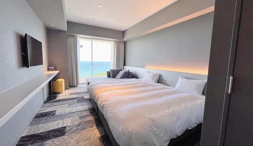 Deluxe Twin bed room with ocean view terrace, Non Smoking