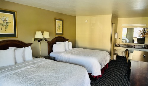 Basic Double Room, 2 Queen Beds, Non Smoking