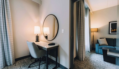 Suite, 2 Queen Beds, Accessible, Balcony (Hearing)
