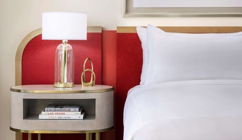 Premium Room, 1 King Bed, Mobility Accessible (Roll-in Shower, Strip View)