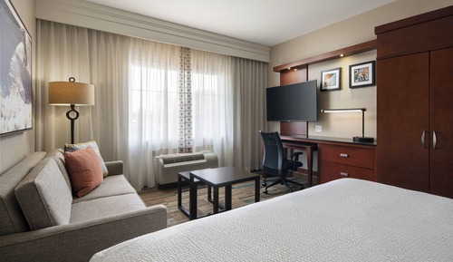 Room, 1 King Bed with Sofa bed (Mobility/Hearing Access, Roll-In Shwr)