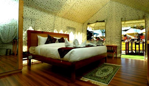 Swiss Tent With Garden View