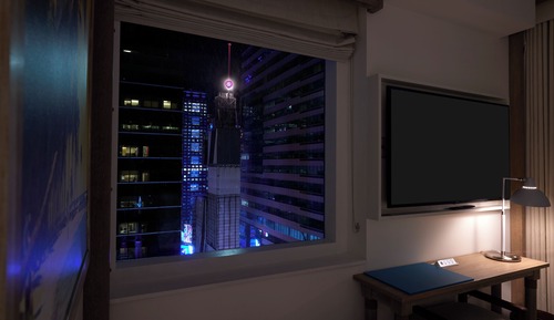 Deluxe Room, 1 King Bed, City View