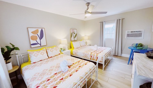 Standard Two Queen Beds w/ Kitchenette