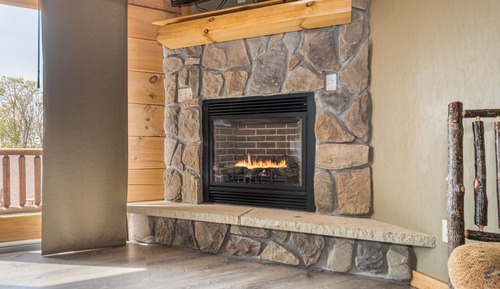 C 49L - Comfort Cabin, 2 Queen beds, Pet Friendly, Mountainside (May hear neighbors)