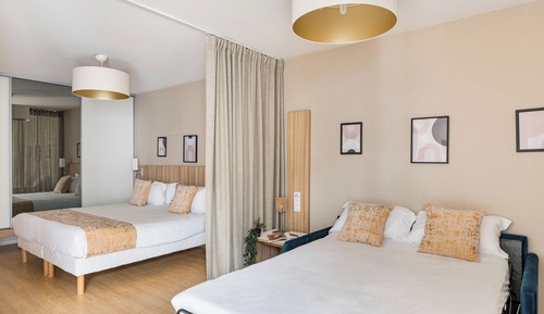 Family Studio, 1 King Bed with Sofa bed, Non Smoking, Kitchen (4 People)