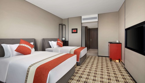 Business Room, 2 Double Beds, Non Smoking