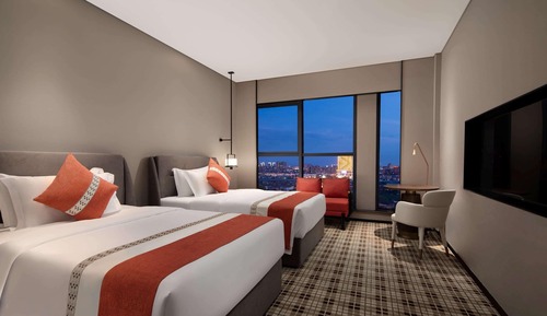 Deluxe Room, 2 Double Beds, Smoking