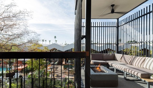 Poolside Balcony