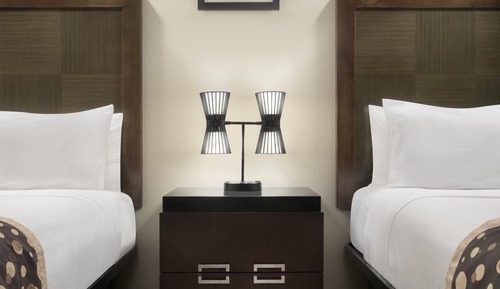 Standard Room, 2 Queen Beds, Refrigerator & Microwave, Courtyard View