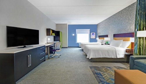 Studio, 2 Queen Beds, Accessible, Bathtub