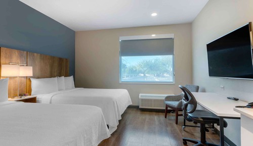 Standard Studio, 2 Queen Beds, Non Smoking, Refrigerator (Microwave)