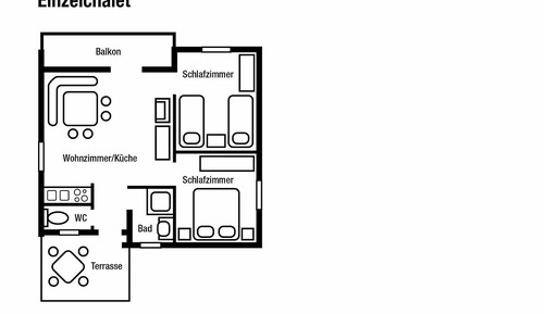 Apartment, Lake View (Einzelchalet)