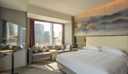 Family Room, City View