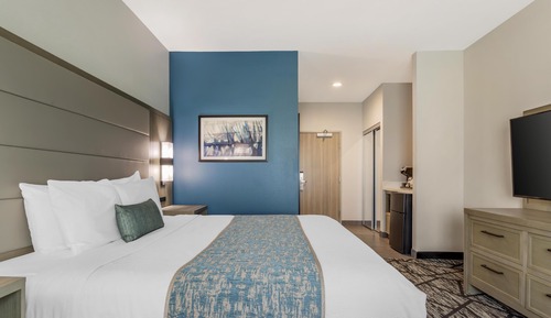 Standard Room, 1 King Bed, Non Smoking, Refrigerator & Microwave