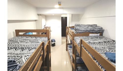 Upper Bunk in 6-Bed Female Dorm