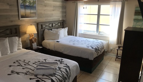 Room, 2 Double Beds, Kitchen, Courtyard view, 2nd Floor