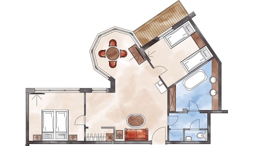 Family Suite, 2 Bedrooms, Balcony