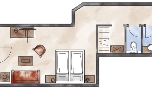 Deluxe Studio, Balcony
