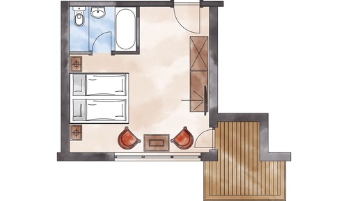 Basic Studio, Balcony
