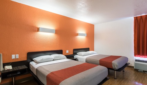 Standard Room, 2 Double Beds, Non Smoking, Refrigerator & Microwave