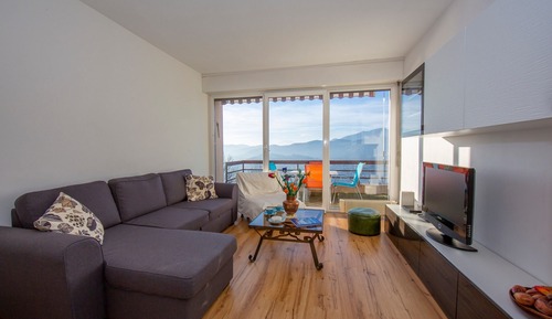 Family Apartment, 2 Bedrooms, 2 Bathrooms, Mountainside (Aldesago Panoramica)