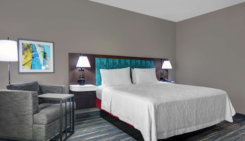 Room, 1 King Bed, Refrigerator & Microwave