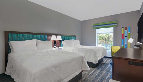 Room, 2 Queen Beds, Refrigerator & Microwave